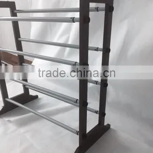 Solid Wood 4 Tier Expandable Length Shoe Rack for 100cm Length Shoes Storage Organizer thumbnail-2