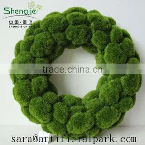 Artificial Moss Ball , Moss Panel, Moss Mat for Wall Decoration thumbnail-2