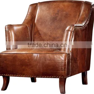 2016high Quality Retro Vintage Leather Leisure Chair for Living Room C627# thumbnail-1