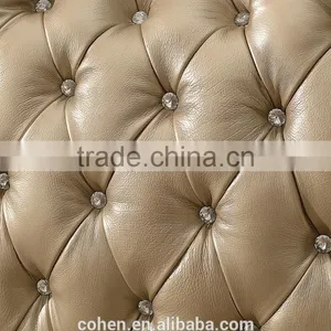 SF017 Master King Size Cow Leather Sofa With Stainless Steel Legs thumbnail-3