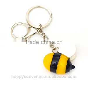 Custom Bee Cartoon Key Chain Holder/keyholder thumbnail-1