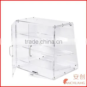 3 Tires Acrylic Doughnut Display Case Bakery Display Cabinet thumbnail-5