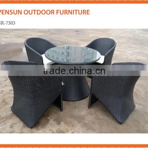 Outdoor Furniture General Use and Garden Set Specific Use Rattan Outdoor Round Table Set thumbnail-1