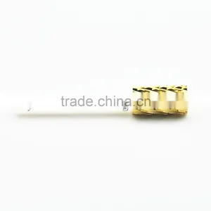 XXX Course Total Length 40MM Shank Diameter Barrel Ball Golden Carbide Burr for Nail HUAXING JIANGYIN thumbnail-2