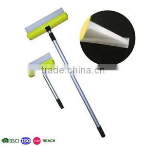 Universal Silicone Wiper Blade, Telescoping Long Handled Window Wiper thumbnail-1