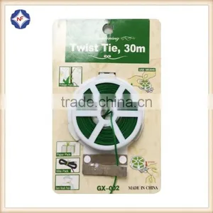PVC Plastic Coated Soft Twist Tie Wire for Garden Tools thumbnail-2