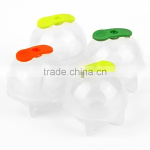 4Pcs Party Bar Cute Ball Ice Cube Tray Round Plastic Injection Mold Making thumbnail-1