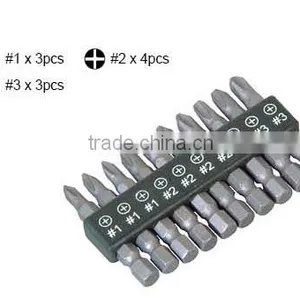 2017 Yute 10PCS 50mm Phillips Screwdriver Bits Set thumbnail-2