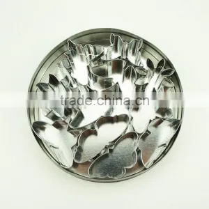 47094 11pcs Flowers and Butterfly Stainless Steel Cookie Cutter Set thumbnail-2
