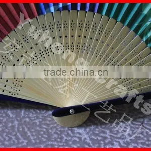 Best Selling Bamboo Paper Fan With Two Sides Printing thumbnail-4