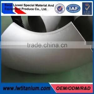 LOW PRICE AND GR2 CHINA SUPPLIER STAINLESS STEEL 90 DEGREE ELBOW thumbnail-1