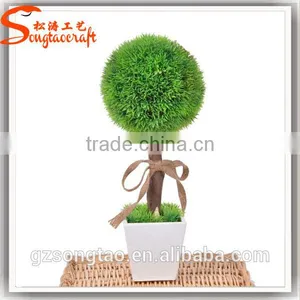 Artificial Topiary Balls Outdoor Artificial Topiary Palm Leaves Boxwood Balls thumbnail-1
