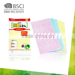 Biodegradable Fabrics/ Eco-friendly Spunlace Nonwoven Disposable Restaurant Washable Dish Cloths thumbnail-6