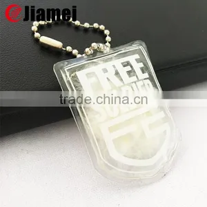 Durable Custom Logo PVC/tpu Inflatable Label Fill With Down Feather thumbnail-1