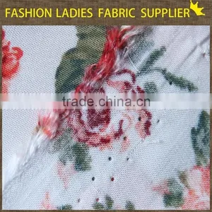 Hot Sales African 100% Rayon Challies Fabric of Shaoxing Textile for Ladies' Dress 45*45 100*80 thumbnail-4