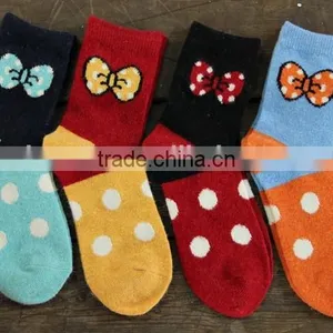 Comfortable Warm Children Socks Colorful Happy Cartoon Wool Socks thumbnail-1