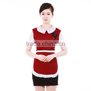 F01U Waitress Clothing for Hotel and Restaurant Uniform thumbnail-1