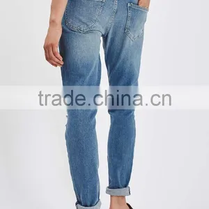 Women Acid Wash Detailed Ripped Out Ladies Jeans Denim Jeans Top Design Pant Trousers thumbnail-4