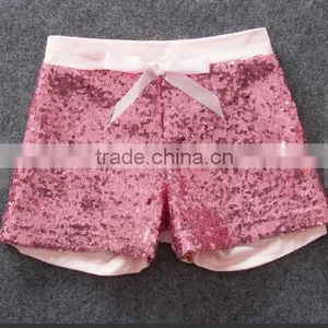 Gold Sequins Baby Shorts Childrens Boutique Clothing Girls Shorts China Wholesale thumbnail-2