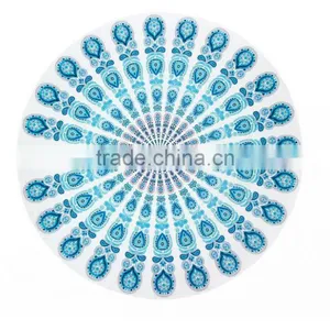 Round Beach Towel Large Microfiber Serviette De Plage Playa thumbnail-1