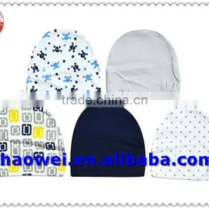 Wholesale Fashion Printed Cotton Beanie Baby Cap Baby Hat thumbnail-1