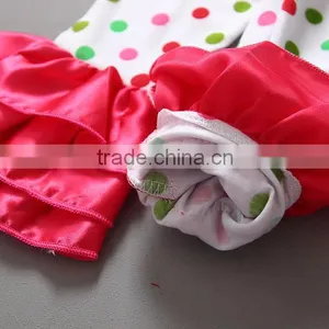 Christmas Reindeer Ruffle Cotton Toddler Girls Boutique Clothing Sets thumbnail-5