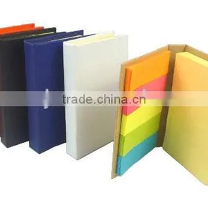 Hard Kraft Cover Pocketbook With Colorful Paper-tape Made in China thumbnail-1