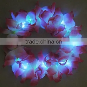 Hawaii LED Flower Necklace Lei thumbnail-4