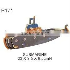 P171 COLORED WOODEN PUZZLE thumbnail-1