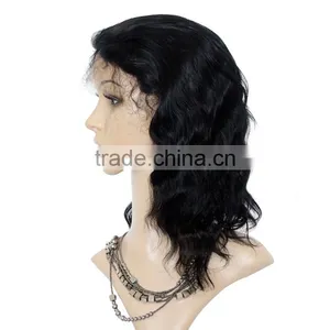 Wholesale 130% Density Body Wave Brazilian Human Hair Extensions Wigs thumbnail-1