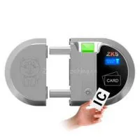 Zks-Mw1 2016 Top Security no Keys Electronic Anti-theft Double Pivot Glass Door Lock thumbnail-1