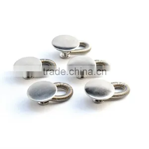 25 Pack Waistband Extender Set -5 White Button,5 Black Button,5 Spring Metal Button,5 Cotton Hook,5 Cotton Button Extenders thumbnail-4