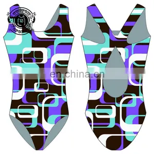 2016 New One Piece Suits Fashion Women Swimwear Lace Style Retro Bathing Suits Beachwear thumbnail-2
