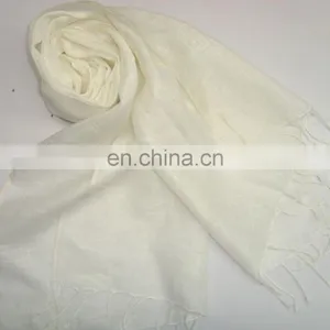 Linen Scarfs for Summers in Solid Colors thumbnail-2