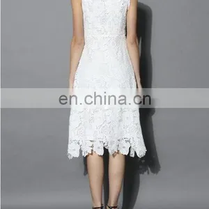 Top Grade Women Clothes Fashion Lined Lace Dress thumbnail-5