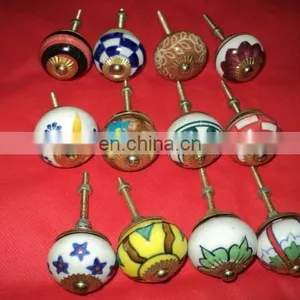 INDIAN CERAMIC HANDMADE DOOR KNOBS thumbnail-1