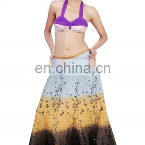 Cotton Hand Ombre Dyed Skirt thumbnail-1