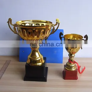 Golden Metal Cup Award Trophy thumbnail-1