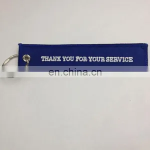 Embroidered Patch Keychains for Bikes or Car Key Chains Printed Your Own Logo thumbnail-1