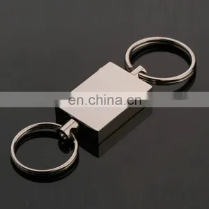Double Ring Keychain With Cusomized Logo thumbnail-3