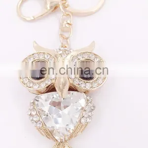 Fashion Cute Owl Keychain Key Chain Ring Holder Gift Women Bag Pendant thumbnail-2