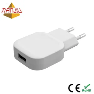 100% соответствует стандартам CE и ROHS. Блок питания стенового типа с двойным USB thumbnail-1
