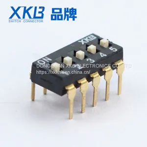DSIC05LH Vertical Plug-in Switch 5-bit High Push Button Switch thumbnail-1
