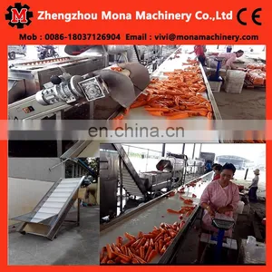 Full Automatic Root Vegetable Washing Cleaning Peeling Skinning Blanching Machine thumbnail-2
