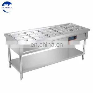 8- Pans Hot Food Display Food Warmer CommercialBainMariefood Warmer Steam Table thumbnail-5