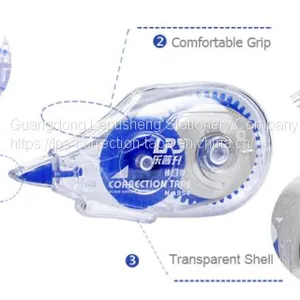 Non-Refillable Yellow Correction Roller With Transparent Dispenser 12m Correction Tape 954 thumbnail-2