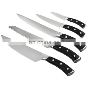 Latest Designs Pakka Wood Handle 5 PCS Knife Set Kitchen thumbnail-4