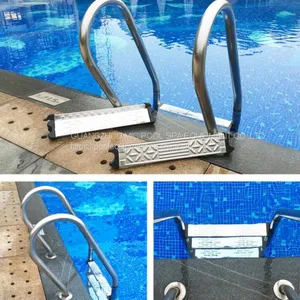 China Factory Stainless Steel Ladder for Swimming Pool Equipment and Accessories thumbnail-1