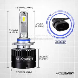 Novsight 9005 LED Headlight 360° Rotatable Buckle thumbnail-2