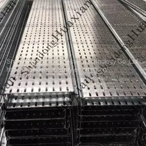Galvanized Ventilated Perforated Cable Tray Supporting System thumbnail-1